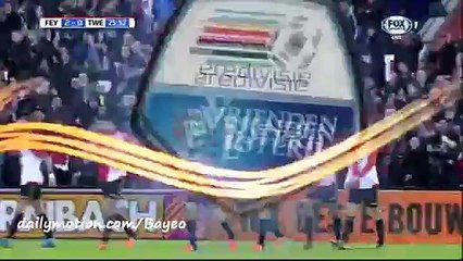Gustafsson Goal - Feyenoord 2-0 Twente - 22-11-2015 Eredivisie