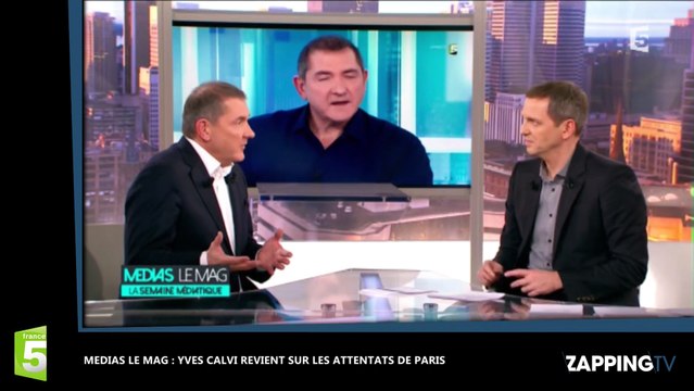 Médias Le Mag - Attentats de Paris : Yves Calvi, Je pense que nous sommes en guerre