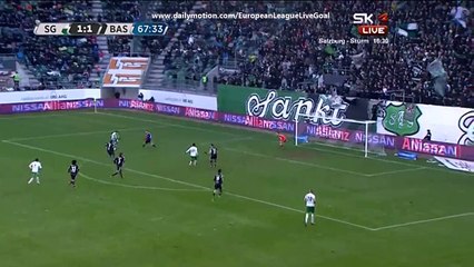 Yannis Tafer 2:1 | St. Gallen - Basel 22.11.2015 HD