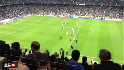Fan Real Madrid Swear C.Ronaldo 7 Even In Santiago Bernabeu