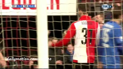 Kramer Goal - Feyenoord 3-0 Twente - 22-11-2015 Eredivisie