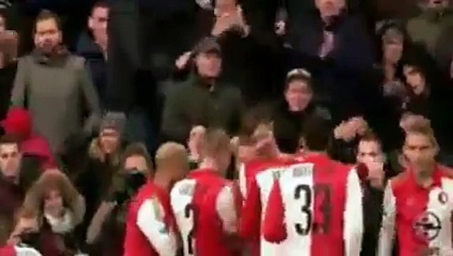 Michiel Kramer Goal ¦ Feyenoord 3 - 0 Twente ¦ Eredivisie 2015