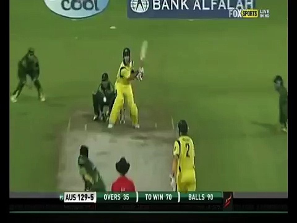 Saeed Ajmal Amazing Reaction On Glenn Maxwell's Reverse Sweep Must Watch
