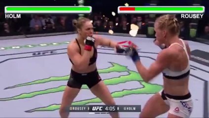Holly Holm Vs Ronda Rousey Street Fighter Edition
