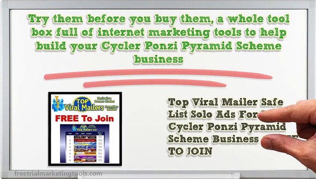 Free Trial Marketing Lead Tools Cycler Ponzi Pyramid Scheme Business
