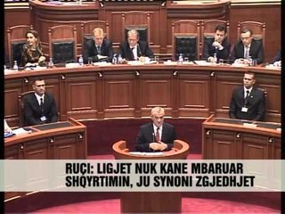 Statusi, debati Berisha-Ruçi - Vizion Plus - News - Lajme