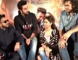 Ranbir & Deepika promotes Tamasha movie joined by Imitiaz Ali, Ranveer Singh
