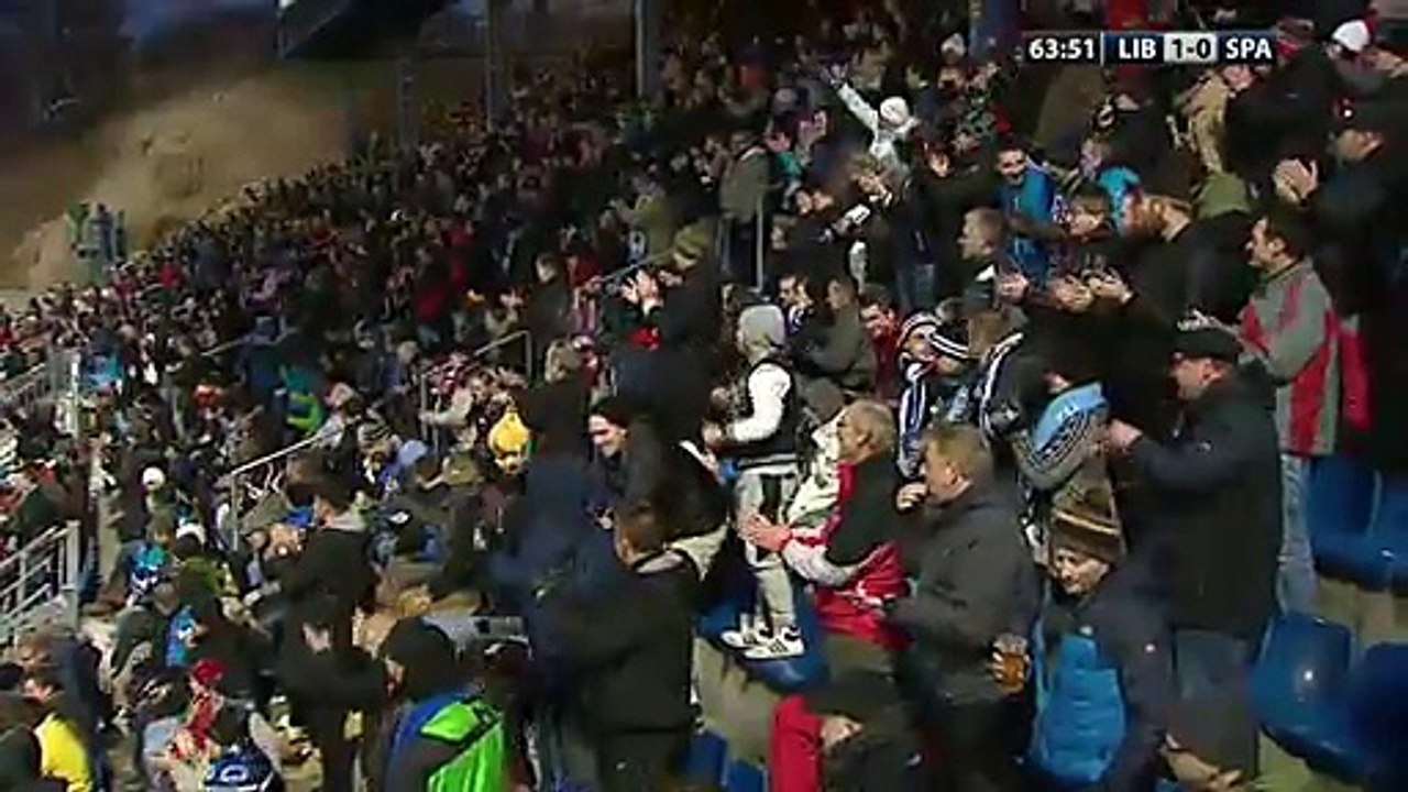 Slovan Liberec vs. Sparta Praha  1 - 0  Goal  D. Delarge (Czech Liga - 22 November 2015)