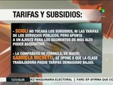 Argentina: Scioli no tocará tarifas de servicios públicos ni subsidios