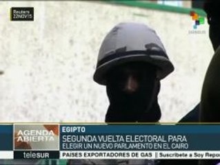 Egipcios eligen en segunda vuelta nuevo parlamento