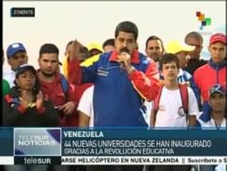 Maduro destaca logros de Venezuela en educación universitaria