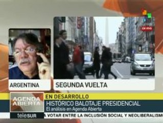 Buen Abad: Argentinos deciden si optan por lo social o neoliberalismo