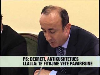 "Ligjet", miratohet Llalla - Vizion Plus - News - Lajme