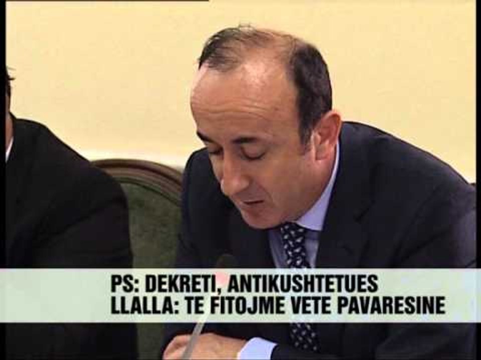 "Ligjet", miratohet Llalla - Vizion Plus - News - Lajme