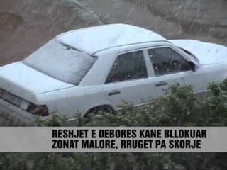 Bllokime e përmbytje në vend - Vizion Plus - News - Lajme