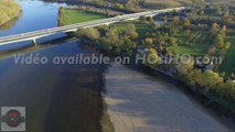 Viaduc de La Loire aux Ponts de Cé vu par drone en automne, Pays de La Loire, France  (5) - © Mickael COURANT