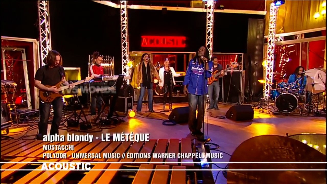 Alpha Blondy Le métèque - Les Inédits d'Acoustic   TV5MONDE