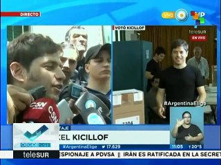 Afirma Kicillof que argentinos se han involucrado en presidenciales
