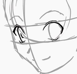 How to draw anime face