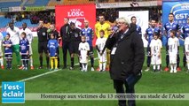 Stade de l'Aube : hommage aux victimes des attentats du 13 novembre