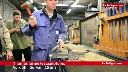 Descargar video: Quimper. Leur mini-entreprise fabrique des répliques de 