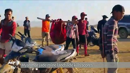 Myanmar jade mine landslide kills scores