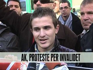 AK proteste per invalidët - Vizion Plus - News - Lajme
