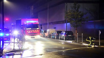 Incendie d'un entrepôt à Lille-Sud