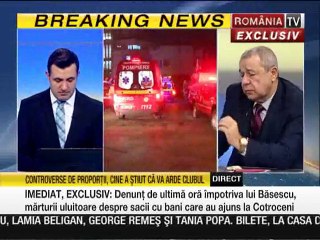 DORU VIOREL URSU crede ca a fost o MANA CRIMINALA in incendiul de la COLECTIV: "Pare un act voit"