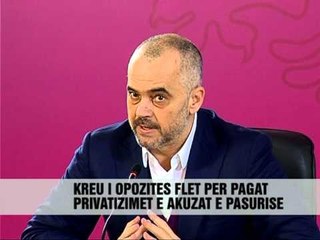 Rama ne konference shtypi - Vizion Plus - News - Lajme