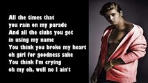 Justin Bieber - Love Yourself (Lyrics)