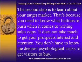 Make Money Online Keep It Simple and Earn a Lot Of Money