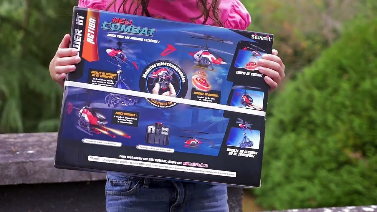 [JOUET] Helicoptere RC Silverlit Heli Combat Studio Bubble Tea unboxing helipcopter RC