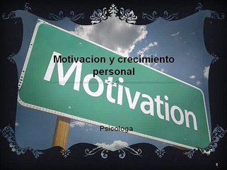 motivacion y crecimiento personal