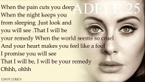 Adele Remedy Lyrics Video HD - 25 New ALBUM[1]