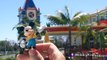 Legoland Floating Lego Bricks in Pool! Mickey Mouse Peppa Pig Rex Visit Legoland with HobbyKidsTV