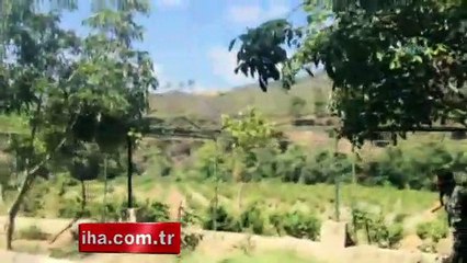 türkmen dağına atılan füze kamerada