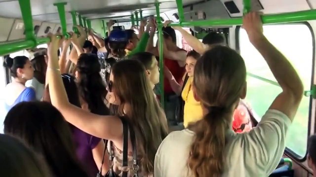 Выйду ночью в поле с конем в автобусе