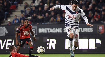 Le but d'Enzo Crivelli face à Rennes