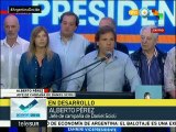 Equipo de Daniel Scioli esperará resultados oficiales de elección