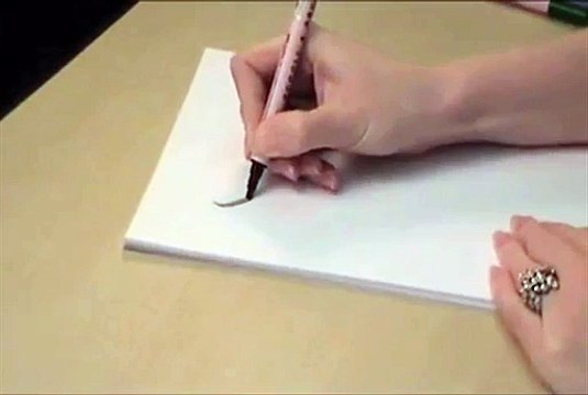 Feutre Scroll and brush