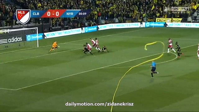 1-0 Justin Meram Incredible Goal after 8 seconds | Columbus Crew v. New York Red Bulls 22.11.2015