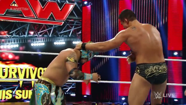 Kalisto vs. Alberto Del Rio - WWE World Heavyweight Championship Tournament Quarterfinal Match Raw,