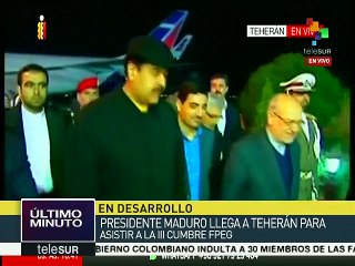 Arriba Maduro a Irán para la III Cumbre de países productores de gas