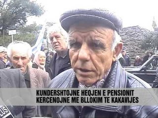 Minoritaret në protestë për pensionet - Vizion Plus - News - Lajme