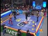 03 Extreme Tiger, Jack Evans & Rocky Romero vs. La Secta