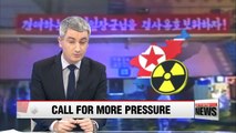 Experts call for more pressure on N. Korea