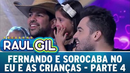 Fernando e Sorocaba no Eu E As Crianças - 21.11.15 - Parte 4