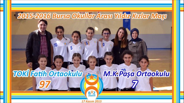 TOKİ Fatih Ortaokulu - Mustafakemalpaşa Ortaokulu (2015-2016 Yıldız Kız
