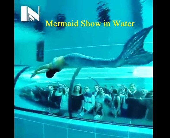 Jal Pari (Mermaid) Show in Public - You cant imagine how she is breathing in Water - Whatsapp Video